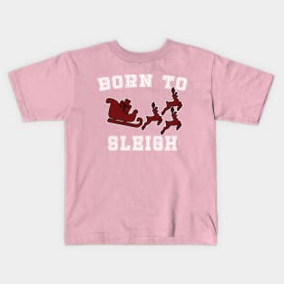 Born to slay - Vintage College Fun Queer Pride Christmas Kids T-Shirt